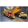 Image 5 : Peterbilt Tow Truck (ERTL) "Big Jax Towing Service" Towing a Dump Truck Tow Truck Measures: 6"H x 3-
