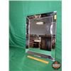 Image 2 : Bevelled Hanging Wall Mirror (18"H x 24" W) (NOTE : Shipping Not Available)
