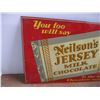 Image 2 : *Nelson's Jersey Milk Chocolate Tin Sign (19.5x27.25)- Stamped St. Thomas Metal Signs