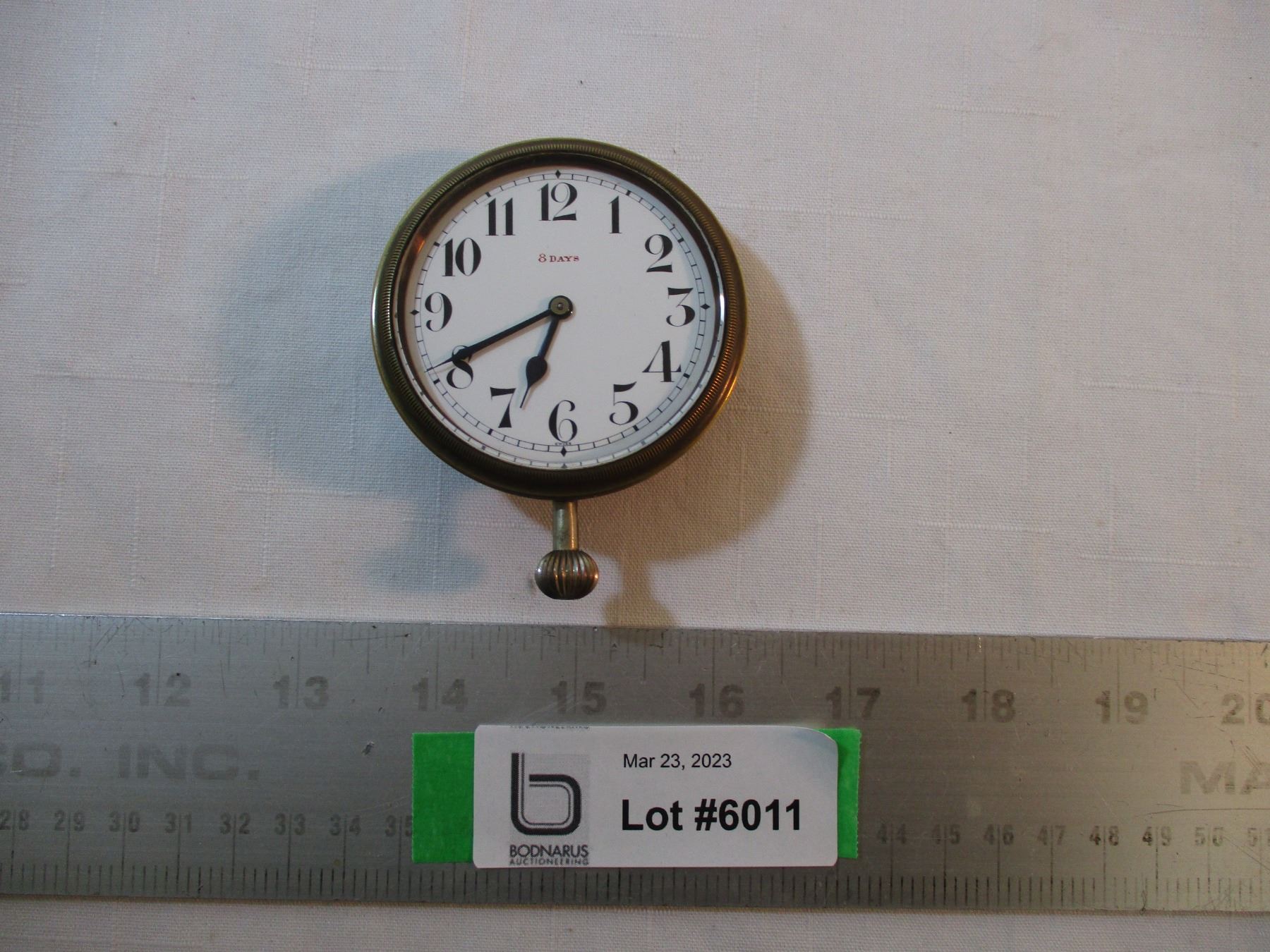 Car Dash Clock Inserts w/ Glass (Working) - Bodnarus Auctioneering