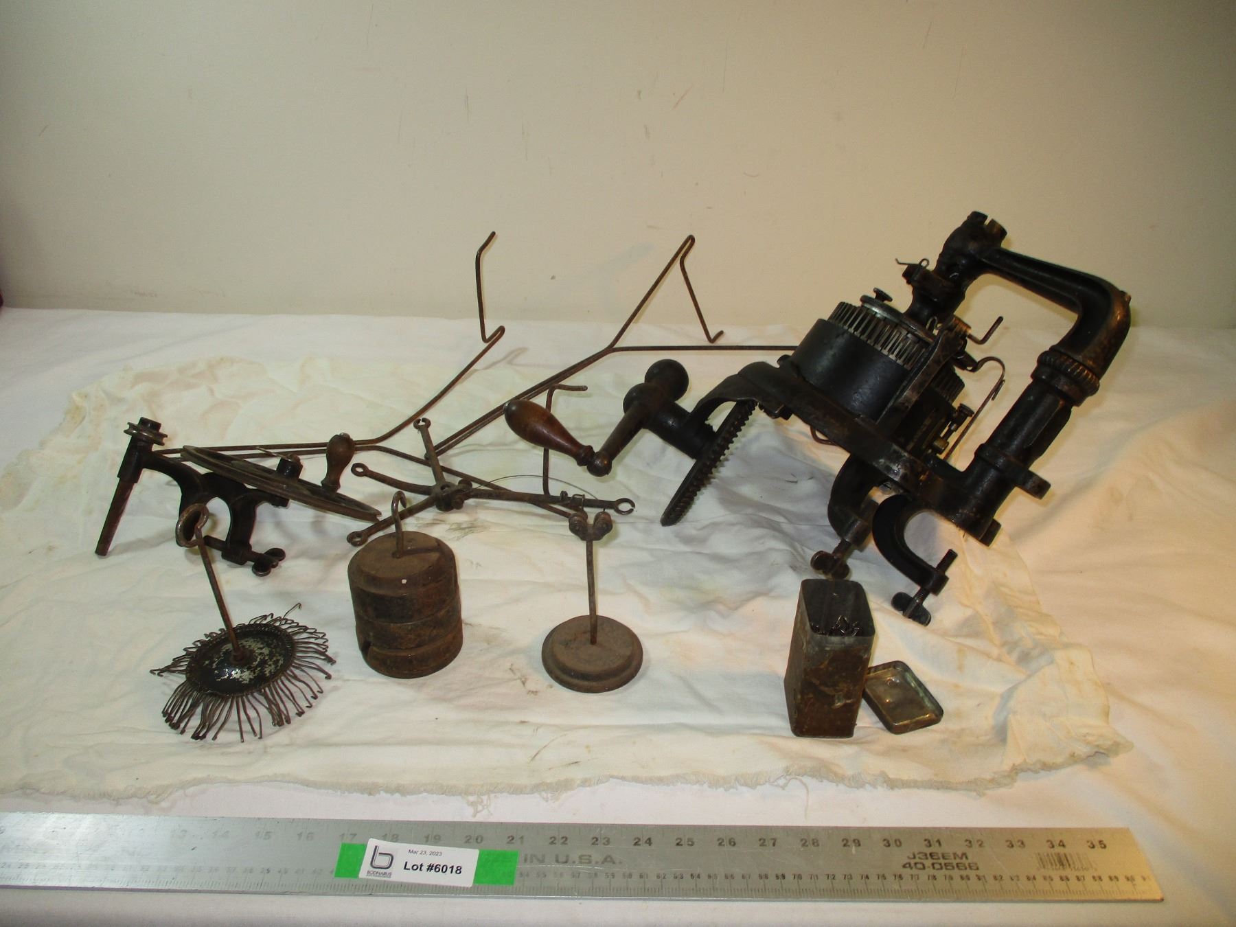 Vintage Sock Knitting Machine Vintage sock knitting machine