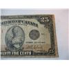 Image 3 : 1923 Shin Plaster Dominion of Canada 25 Cent Bill