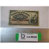 Image 1 : 1900 Shin Plaster Dominion Of Canada 25 Cent Bill