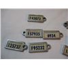 Image 2 : (10) 1961 War Amp Key Tags