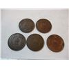 Image 2 : (5) Newfoundland Pennies (1913-1936)