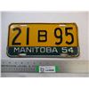 Image 1 : 1954 Manitoba License Plate