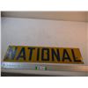 Image 1 : National Porcelain Sign (29x7)