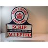 Image 6 : *Red Crown Gasoline Double Sided Porcelain Sign w/ Flange (24x28)