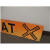 Image 5 : *Railway Road Closed Aluminum Sign Double Sided (90x9)
