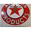 Image 3 : Texaco Aviation Products Round Enamel Sign (12")