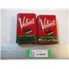 Image 1 : (2) Velvet Pocket Tobacco Tins