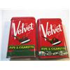Image 2 : (2) Velvet Pocket Tobacco Tins