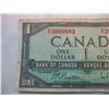 Image 2 : 1954 Canadian One Dollar Bill