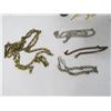 Image 2 : (4) Chains - (2) Metal Cat Ornaments - Misc. Items