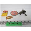 Image 1 : Vogue Rolling Papers - Coca-Cola Items - Small Metal Tractor (wheel is broken off)