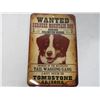 Image 3 : O'keefe's Advertisement - Western Picture - Wanted Burnese Mountain Dog Cardboard Sign