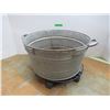 Image 1 : HSW Round Tub (22" across) Comes with a Wheeled Stand