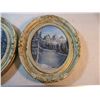 Image 2 : 2X the Bid Price- (2) Oval Framed Pictures By Nettie Harder 1981