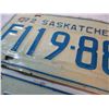 Image 4 : Pair of 1972 Saskatchewan License Plates