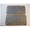 Image 4 : (2) 1970's Saskatchewan License Plates