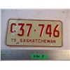 Image 1 : 1975 Saskatchewan License Plate