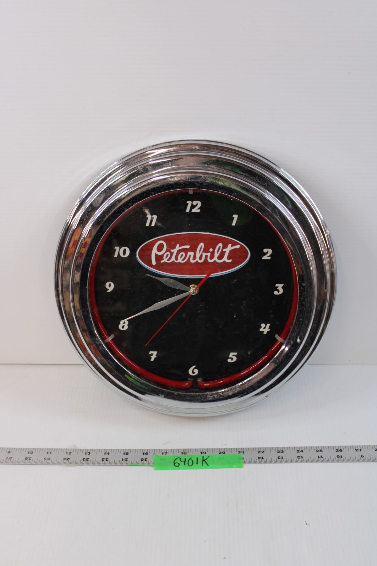 Peterbilt Clock Peterbilt Wall Clock (Working) - Bodnarus Auctioneering