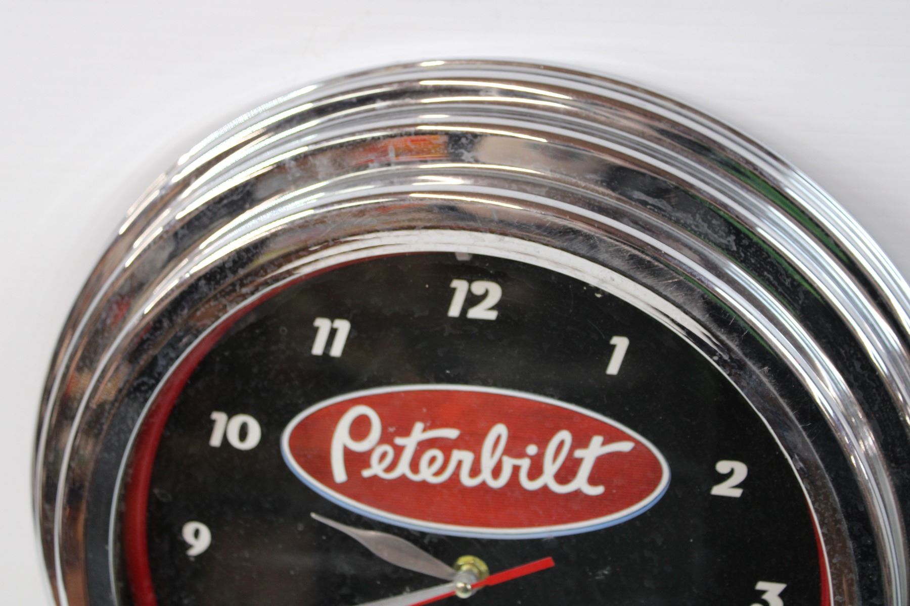 Peterbilt Clock Peterbilt Wall Clock (Working) - Bodnarus Auctioneering