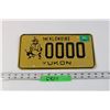 Image 1 : The Yukon License Plate - 1989