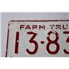 Image 2 : Vintage Saskatchewan Farm Truck License Plate