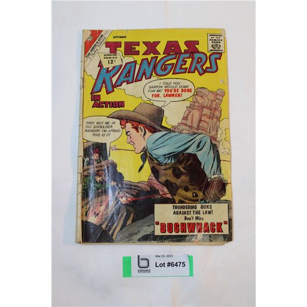 12 Cent Texas Rangers Comic