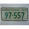 Image 2 : 1970 Saskatchewan License Plate