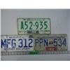 Image 1 : (3) British Columbia License Plates