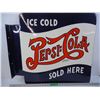 Image 1 : *Double Sided Flanged Pepsi Sign-Flange is 19.5" long-Sign is 26,5"long and 27.5 wide