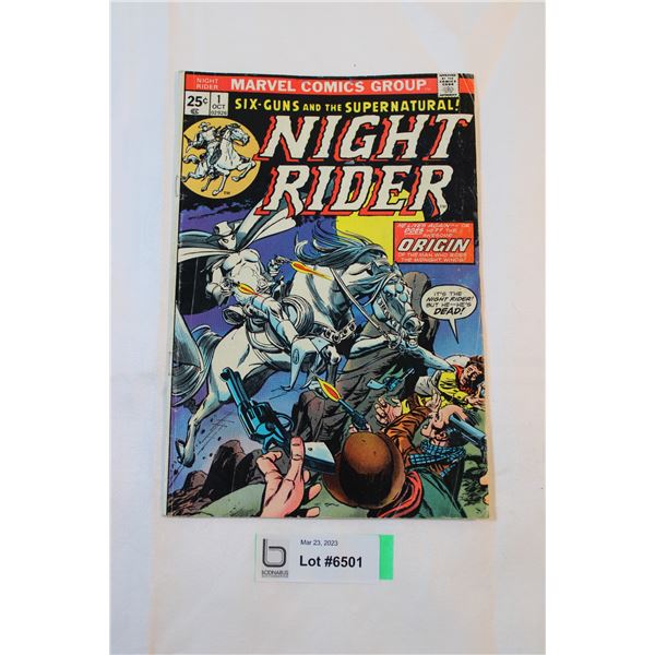 Night Rider Comic - Bodnarus Auctioneering