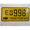 Image 2 : 1964 Manitoba License Plate (very nice condition)