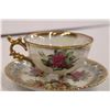 Image 2 : Shafford Three-Footed Teacup & Saucer