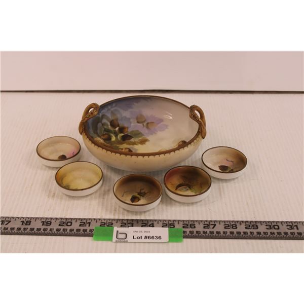 Nippon Nut Bowl & Dishes