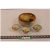 Image 1 : Noritake Nut Bowl & (3) Nippon Dishes