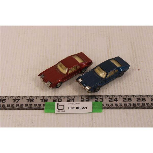 2X the Bid Price (2) Corgi Oldsmobile Tornado Cars