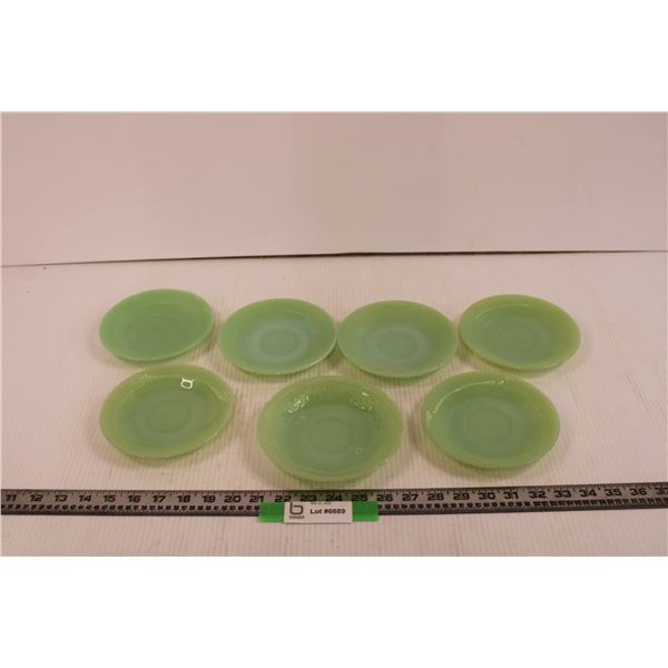 (7) Jadeite Saucers