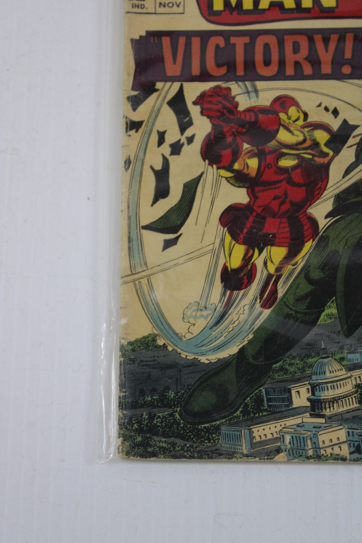 Vintage Marvel Iron Man and Captain America Comic 12 Cents Bodnarus