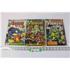 Image 1 : (3) Vintage Marvel Comics - Avengers - 25 Cents