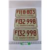 Image 1 : Pair of 1975 Saskatchewan License Plates and One Single