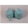 Image 4 : Pyrex Robin Egg Blue Cream and Sugar Set and Misc. Cup