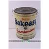 Image 1 : Vintage Burns Bakeasy Shortening Tin