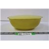 Image 1 : Vintage Yellow Pyrex Covered Casserole Dish with Lid