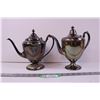 Image 1 : (2) Silver Plated Tea Pots