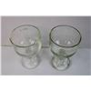 Image 2 : Pressed Glass Goblets