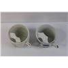Image 3 : (2) Vintage Mustache Cups
