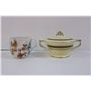 Image 2 : Assorted Vintage Items - Sugar Dish, Mustache Cup